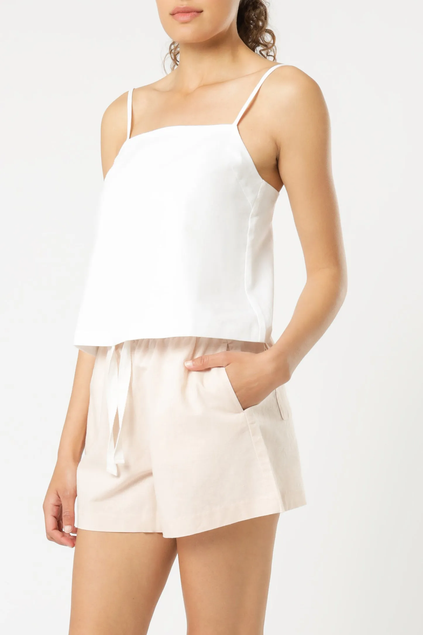 MILES LINEN CAMI sold by Nude Lucy product image thumbnail 2