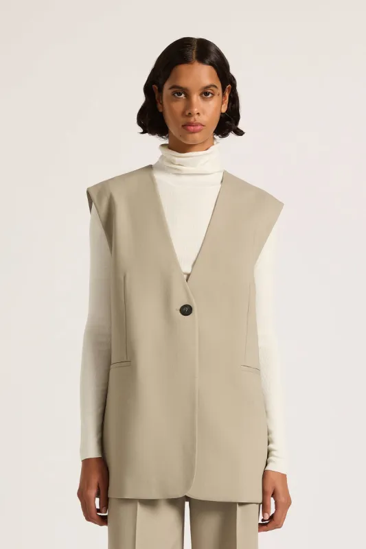 THEO TAILORED VEST sold by Nude Lucy