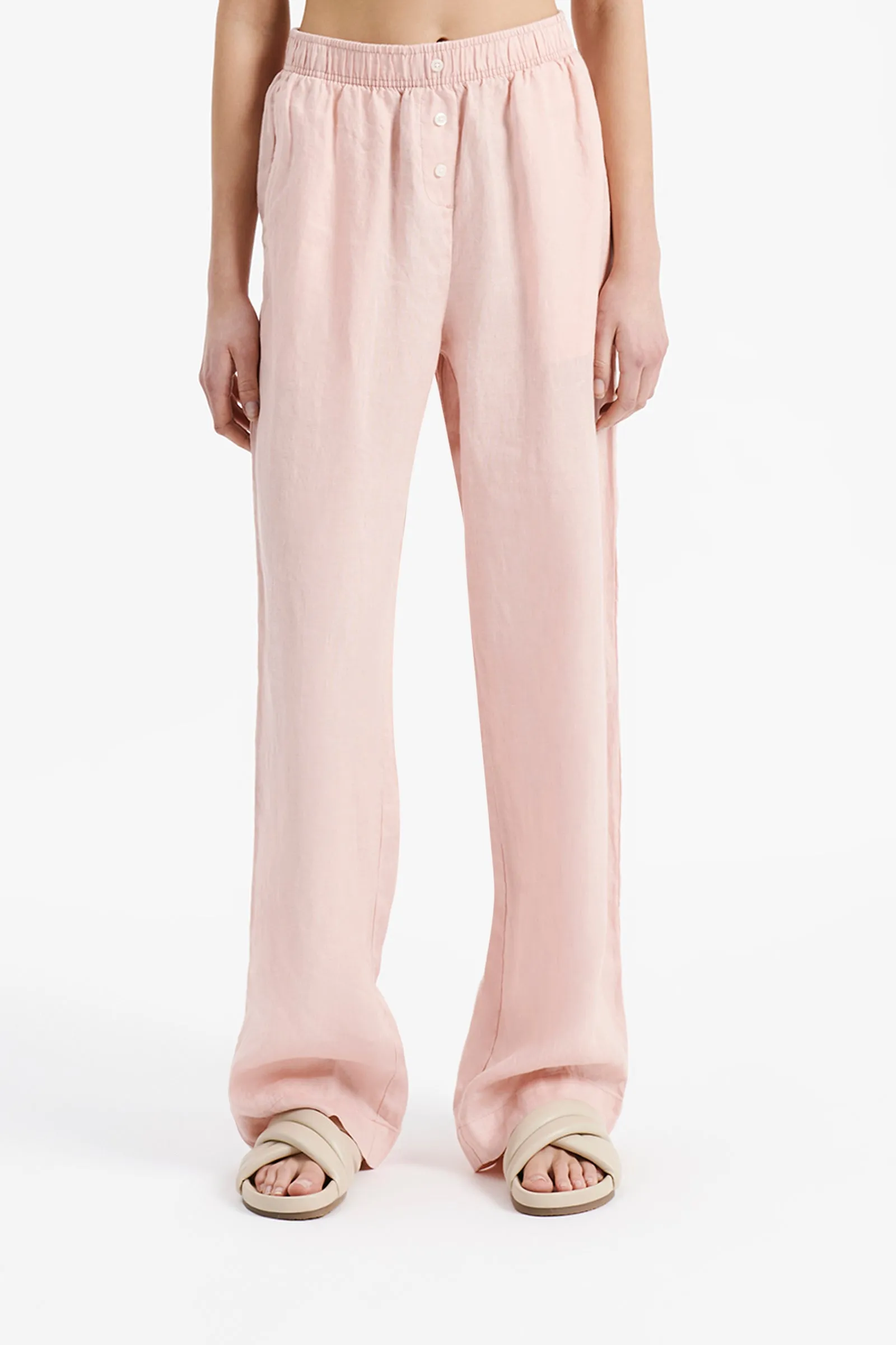 NUDE LINEN LOUNGE PANT sold by Nude Lucy product image thumbnail 2