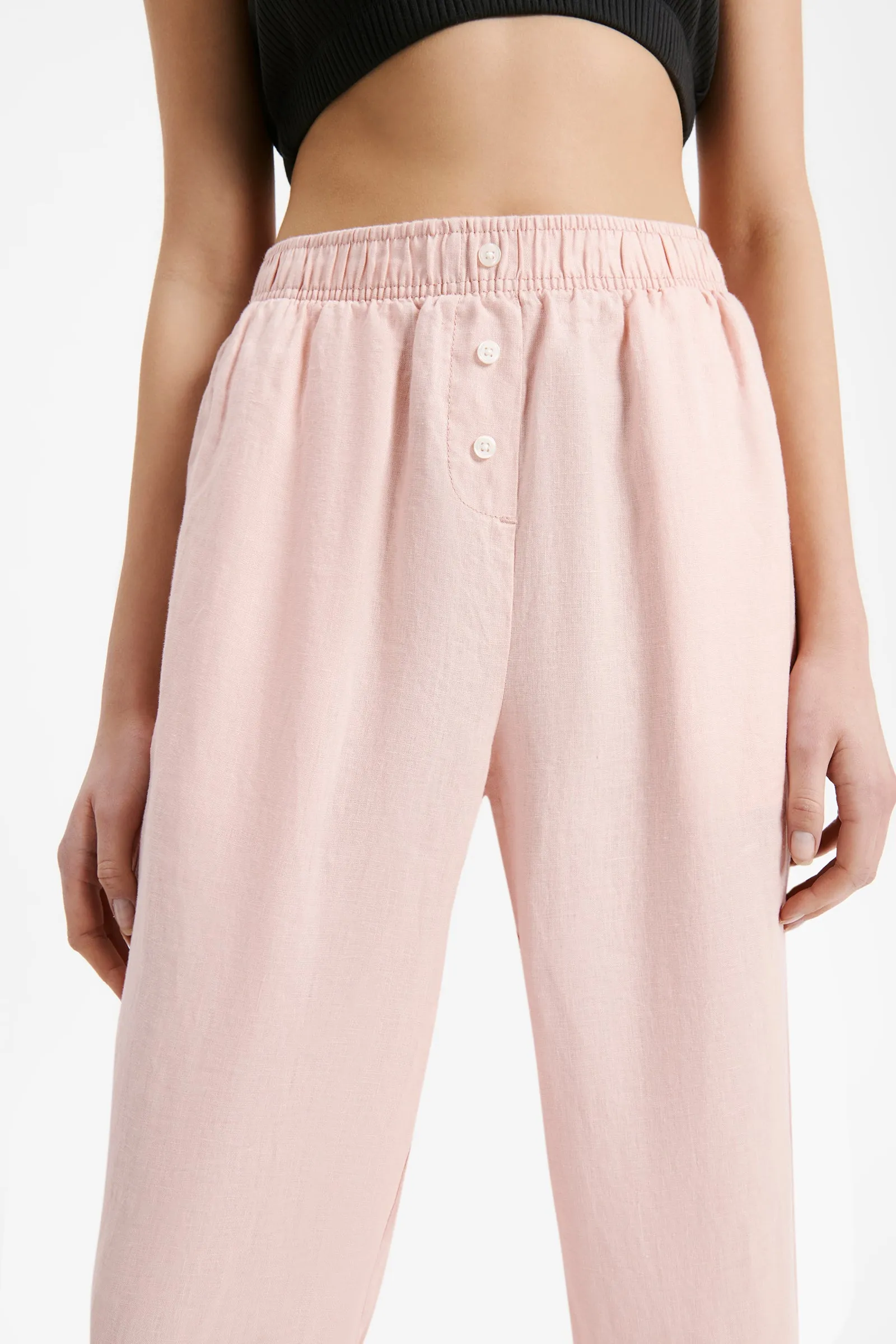 NUDE LINEN LOUNGE PANT sold by Nude Lucy product image thumbnail 5