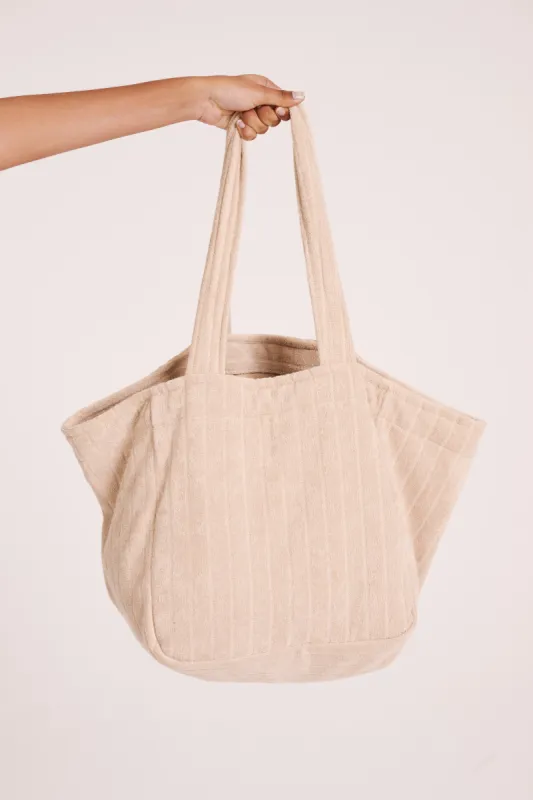 TERRY BEACH BAG sold by Nude Lucy