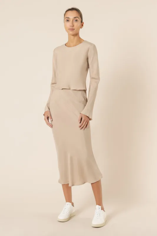 REESE LS CUPRO TOP made by Nude Lucy