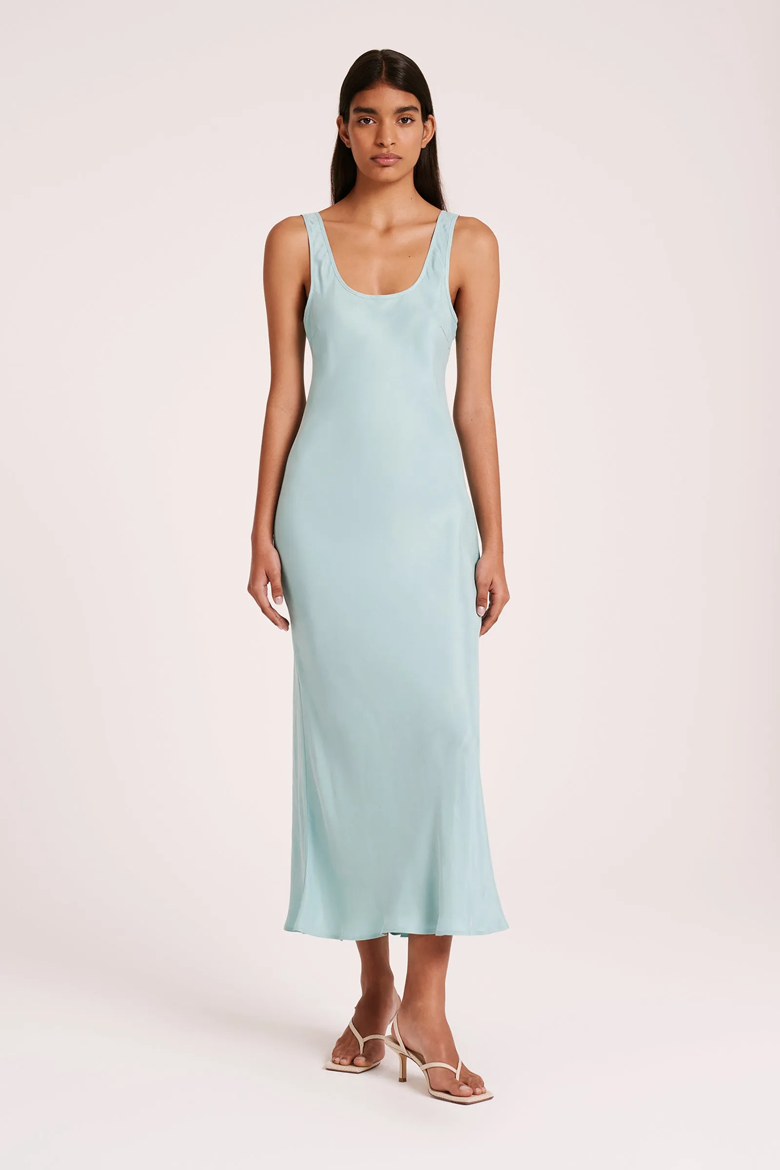STAS CUPRO SLIP DRESS sold by Nude Lucy
