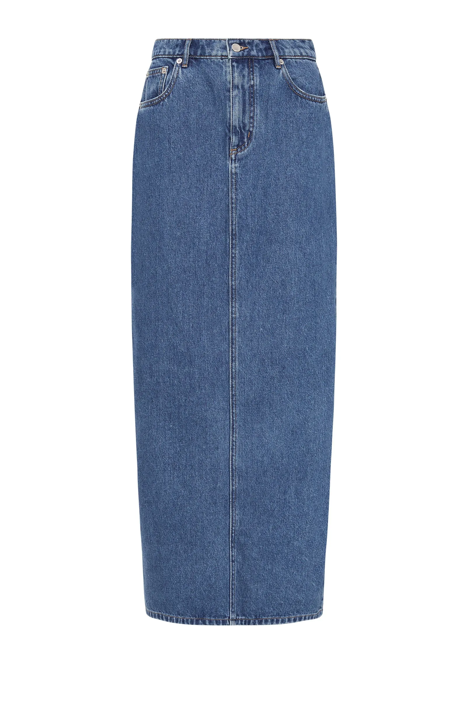 ORGANIC DENIM MAXI SKIRT sold by Nude Lucy product image thumbnail 2