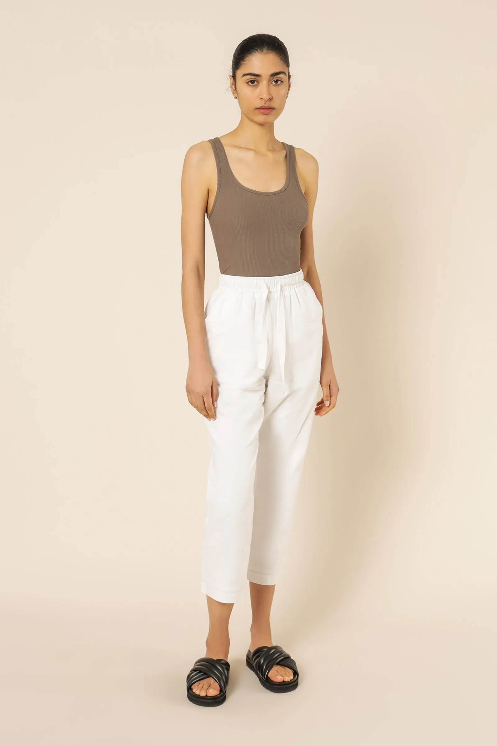 MAYA ORGANIC RIB TANK sold by Nude Lucy