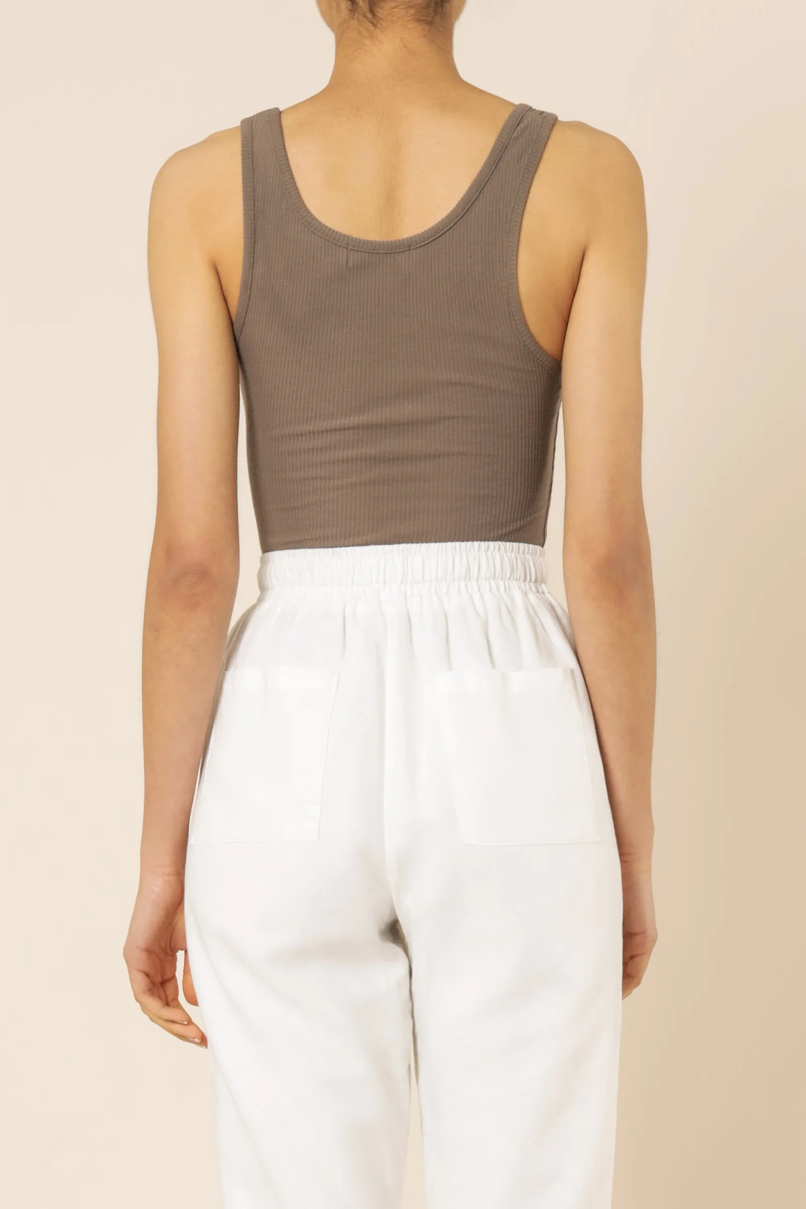 MAYA ORGANIC RIB TANK sold by Nude Lucy product image thumbnail 4