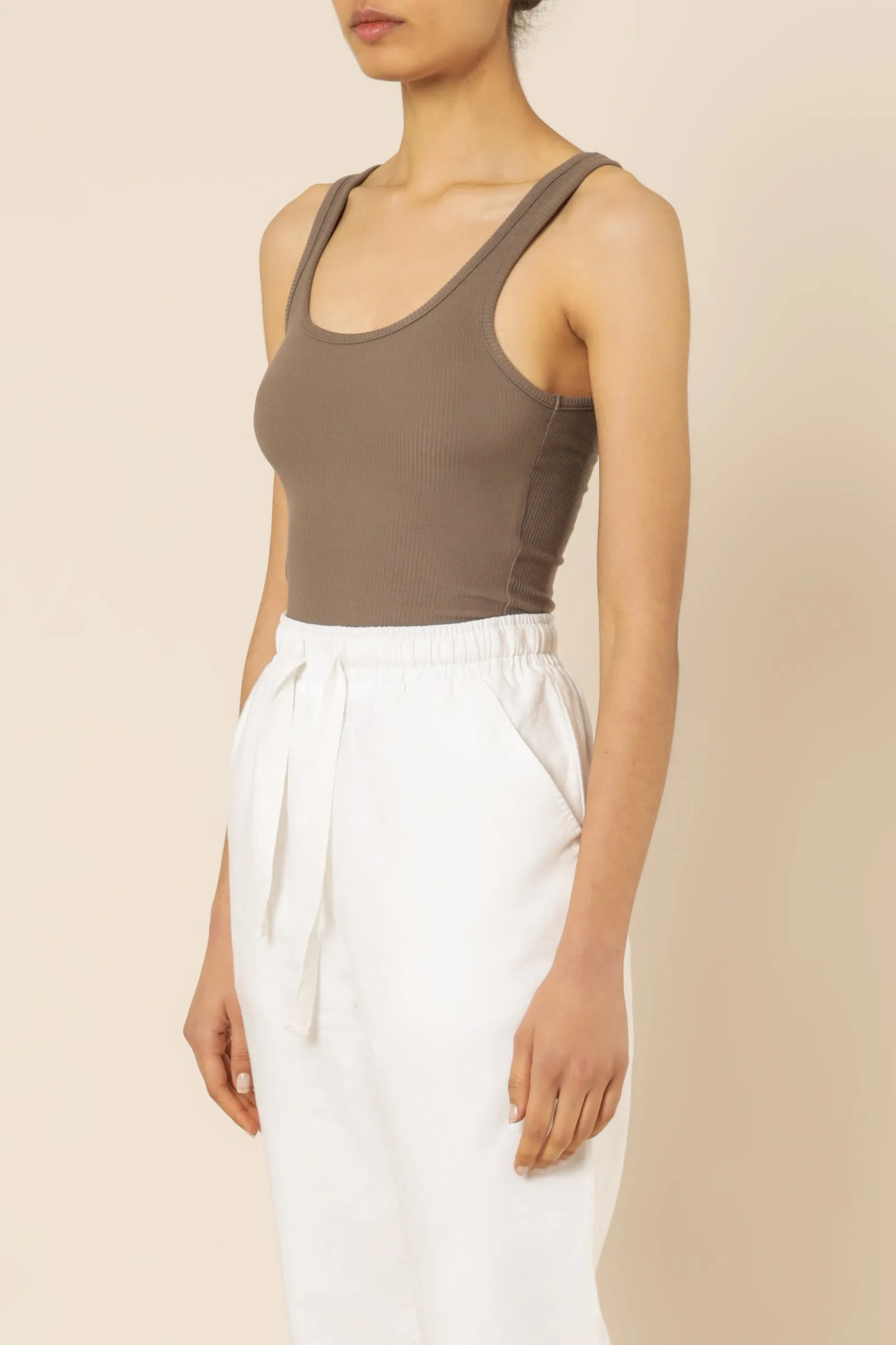 MAYA ORGANIC RIB TANK sold by Nude Lucy product image thumbnail 3