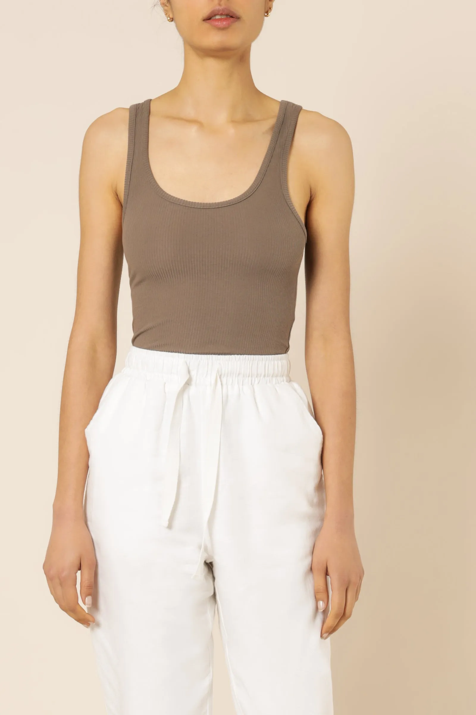 MAYA ORGANIC RIB TANK sold by Nude Lucy product image thumbnail 2