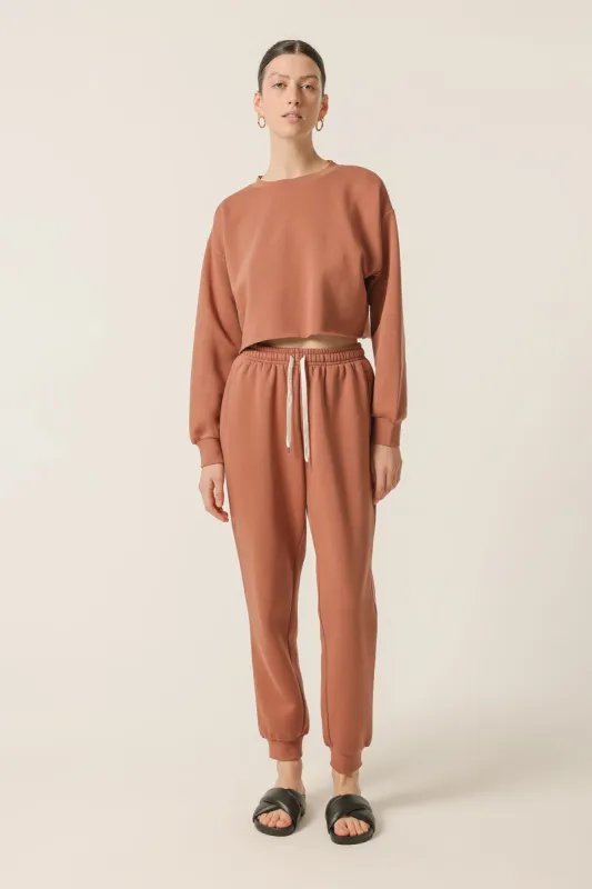 CARTER CLASSIC CROP SWEAT sold by Nude Lucy