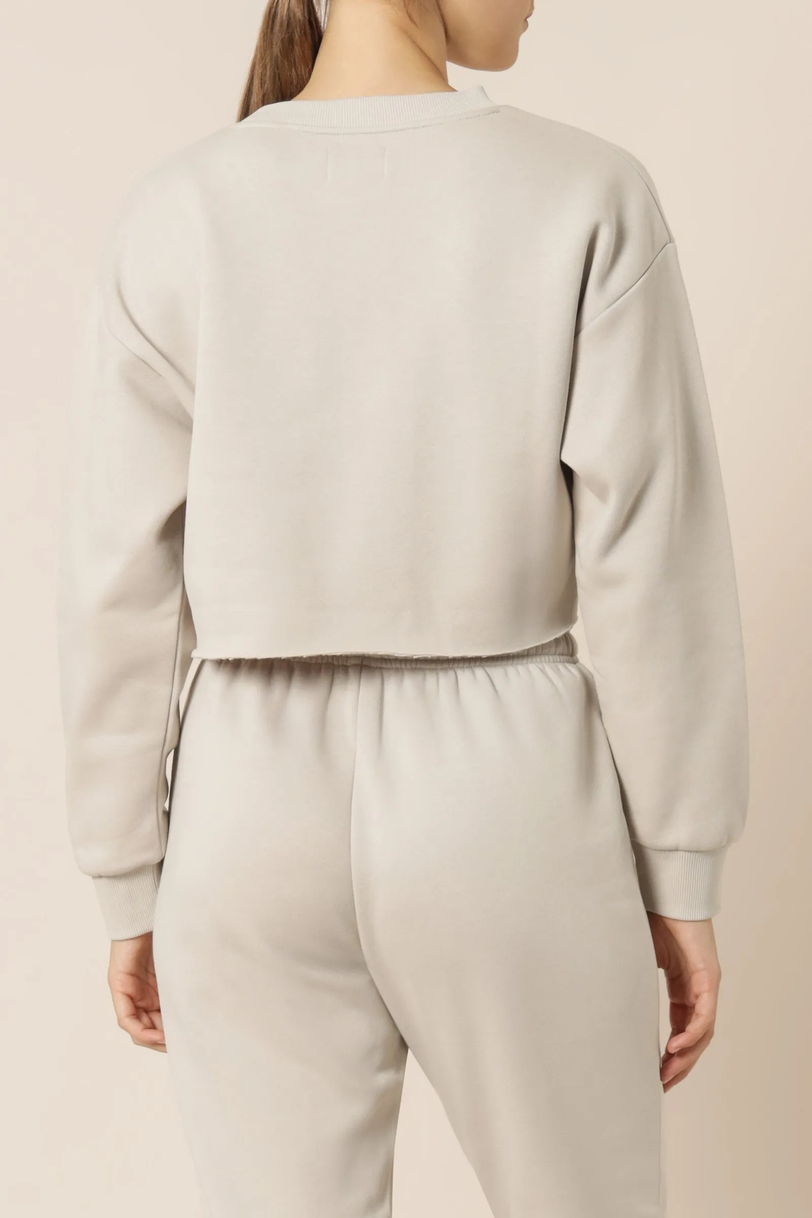 CARTER CLASSIC CROP SWEAT sold by Nude Lucy product image thumbnail 4