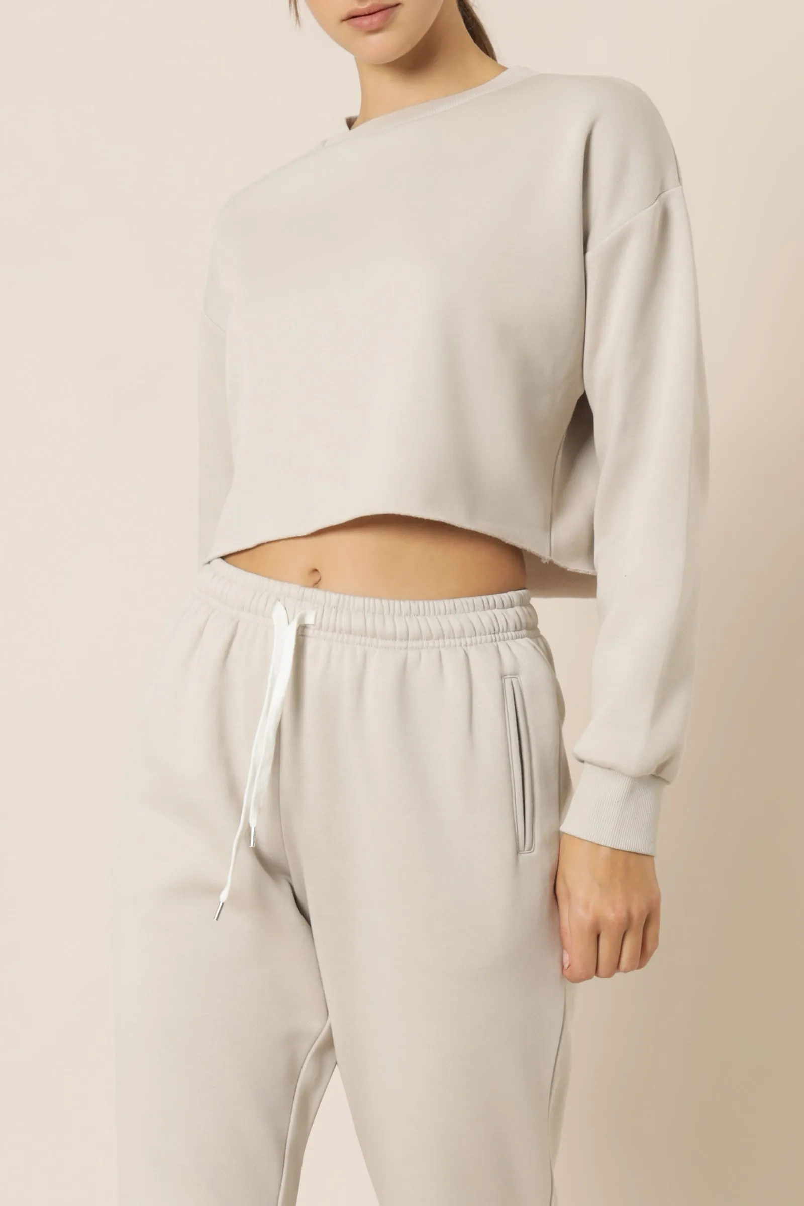 CARTER CLASSIC CROP SWEAT sold by Nude Lucy product image thumbnail 3
