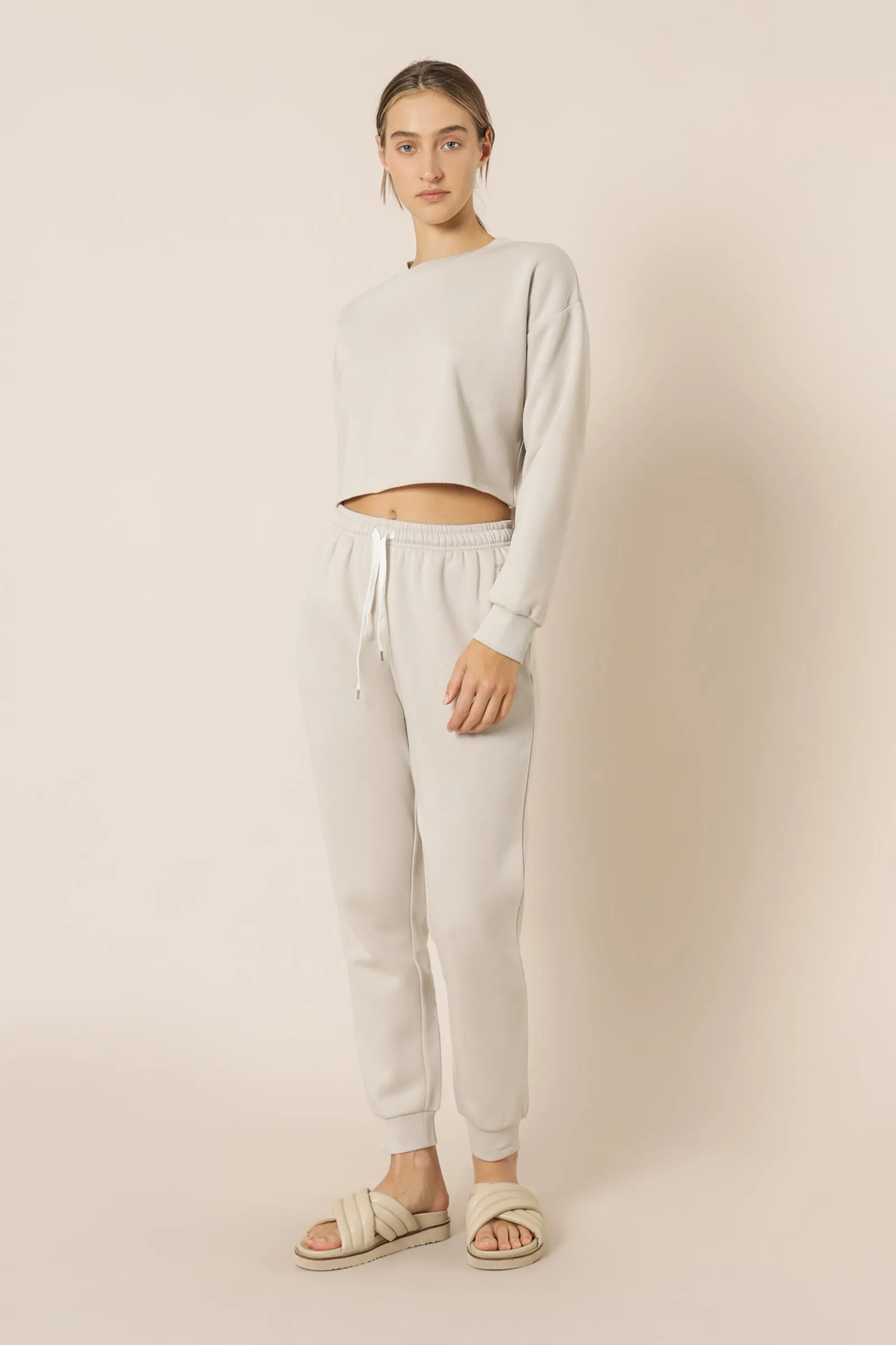 CARTER CLASSIC CROP SWEAT sold by Nude Lucy