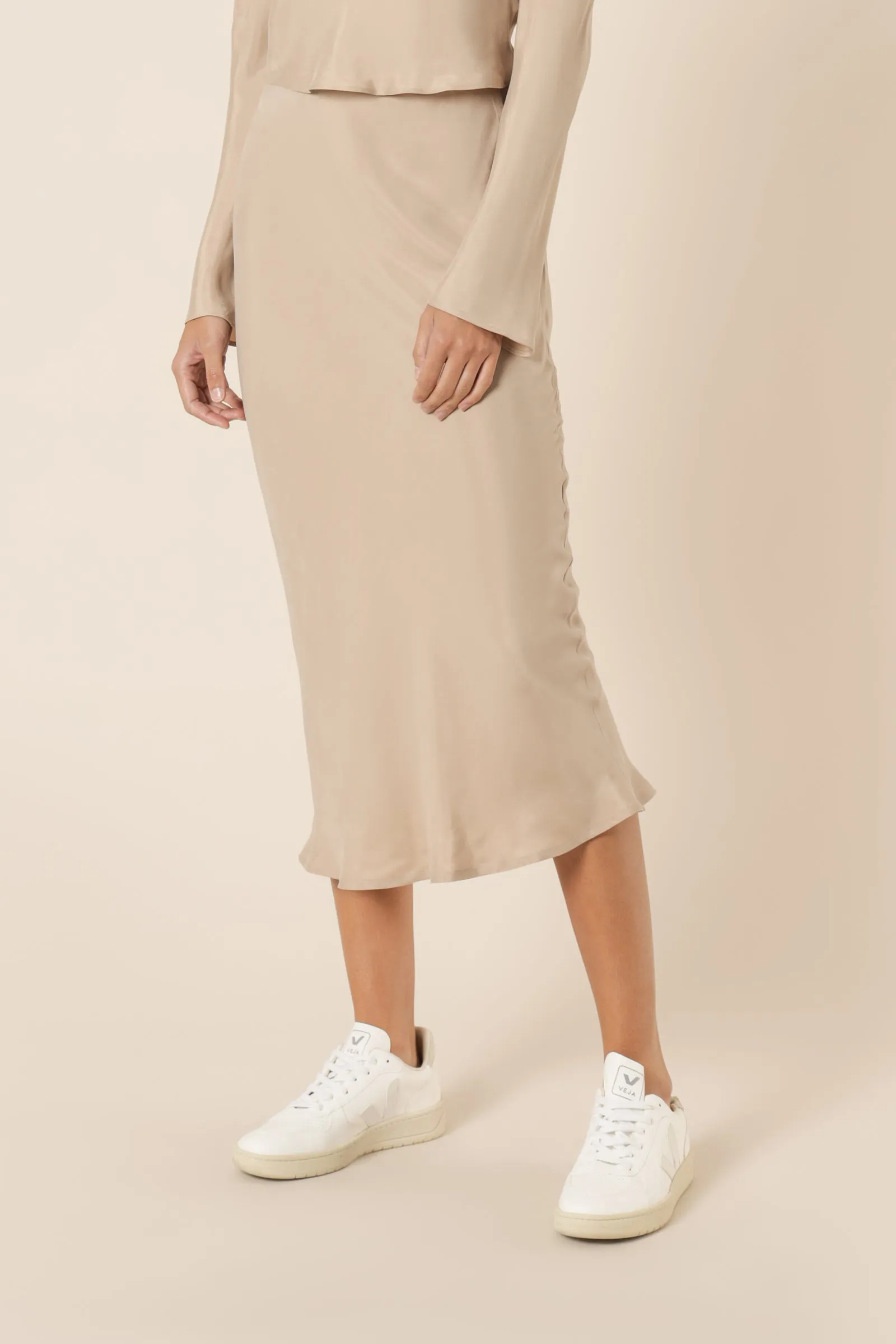 REESE CUPRO MIDI SKIRT sold by Nude Lucy product image thumbnail 3