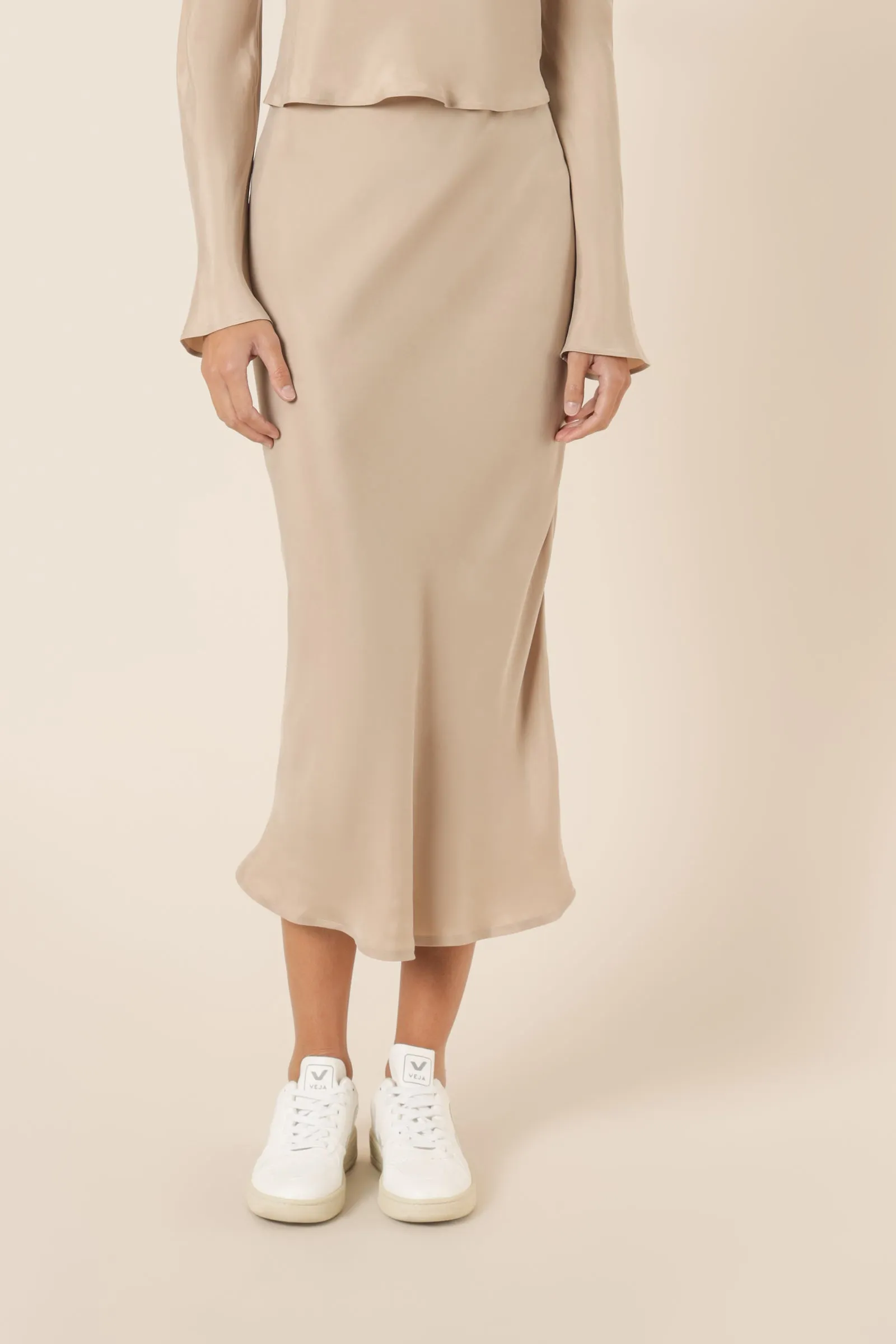 REESE CUPRO MIDI SKIRT sold by Nude Lucy product image thumbnail 2