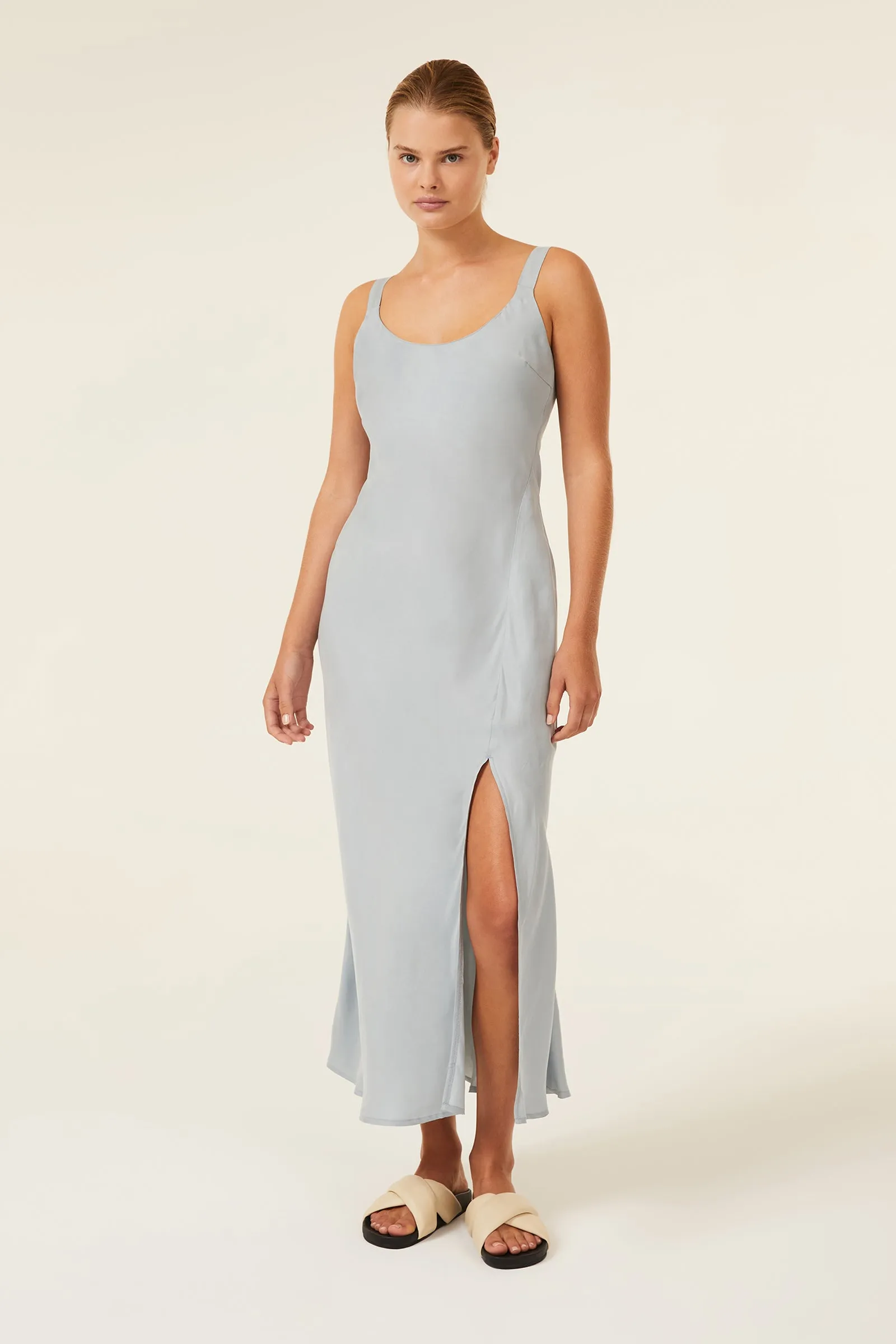 HARLOW CUPRO SLIP DRESS sold by Nude Lucy
