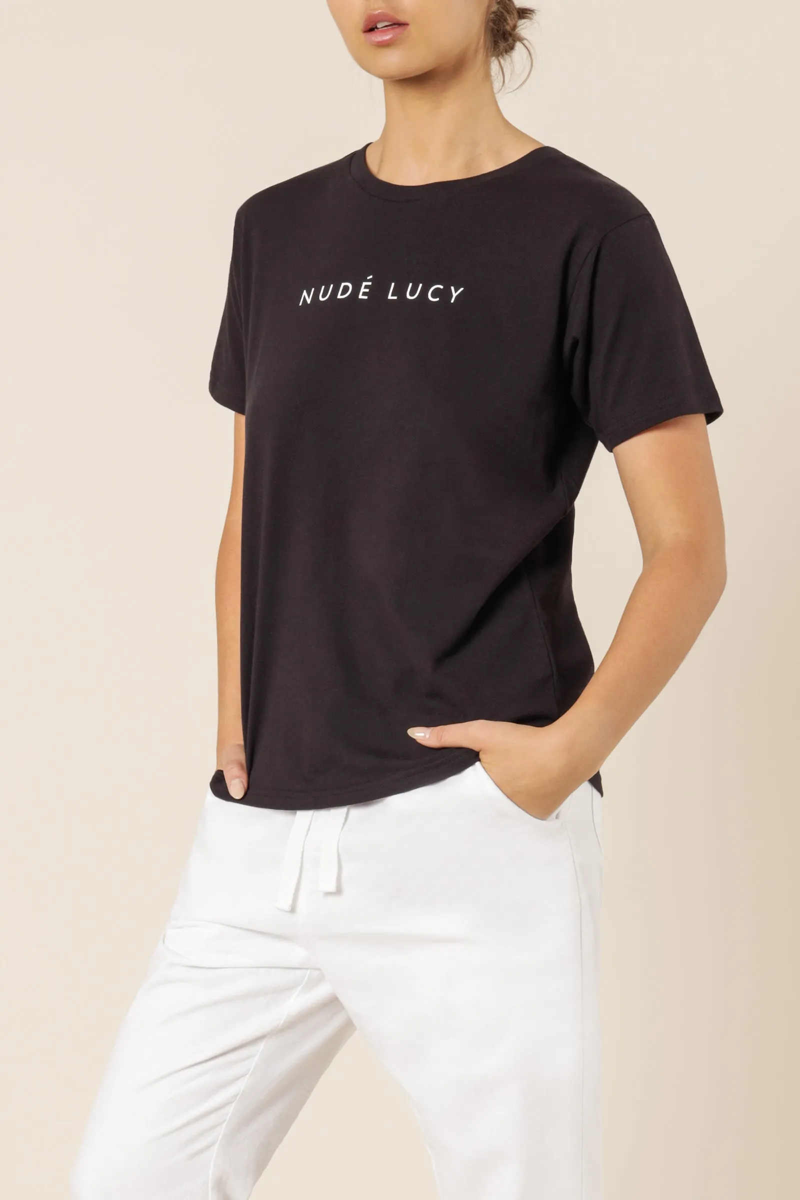 NUDE LUCY SLOGAN TEE sold by Nude Lucy product image thumbnail 3
