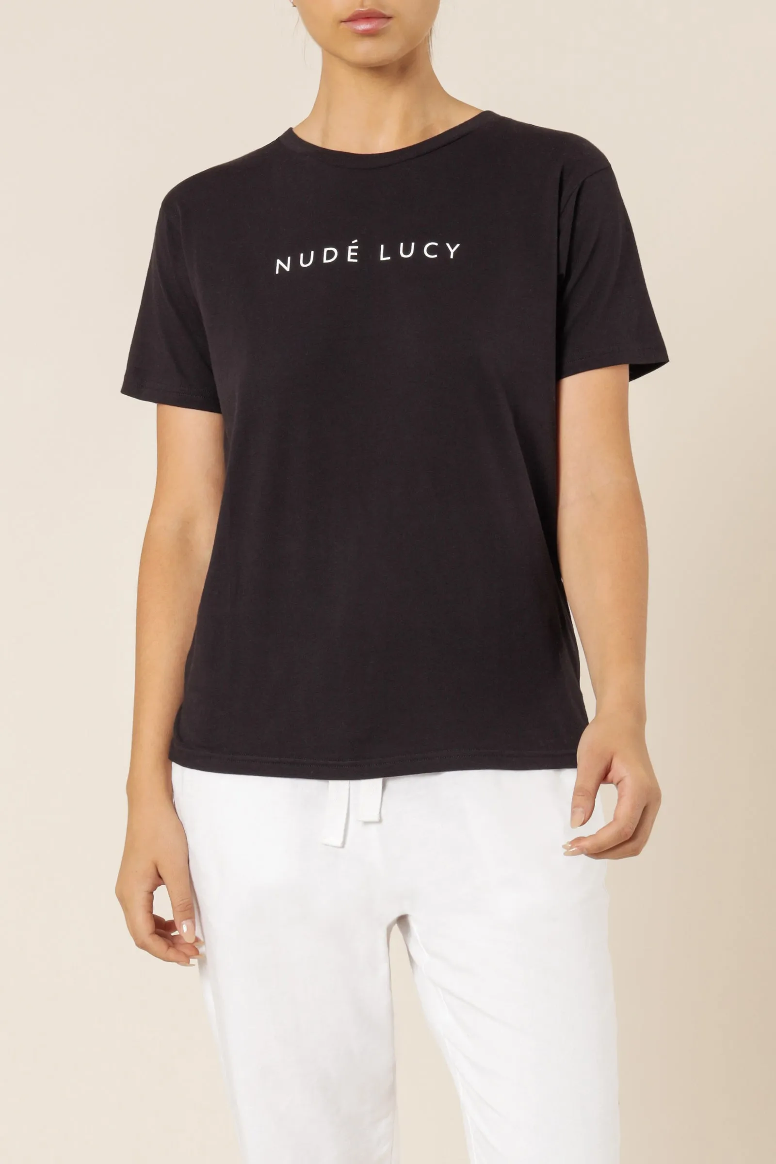 NUDE LUCY SLOGAN TEE sold by Nude Lucy product image thumbnail 2