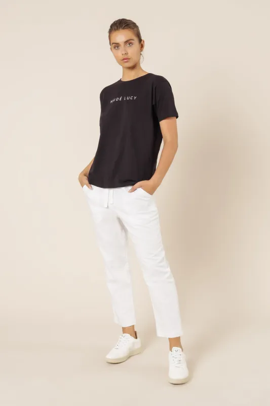 NUDE LUCY SLOGAN TEE sold by Nude Lucy