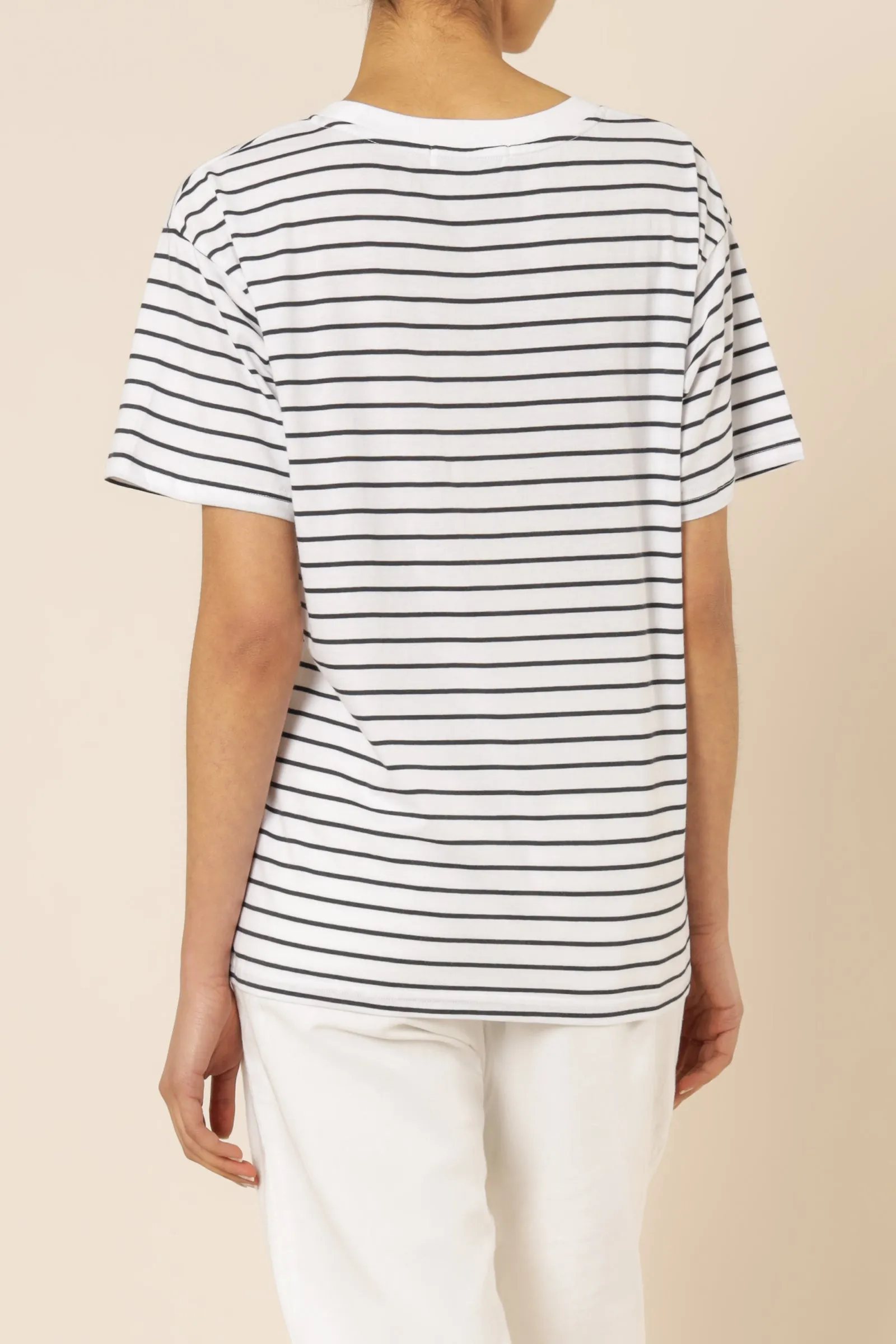 FRANKIE ORGANIC BOYFRIEND TEE sold by Nude Lucy product image thumbnail 4