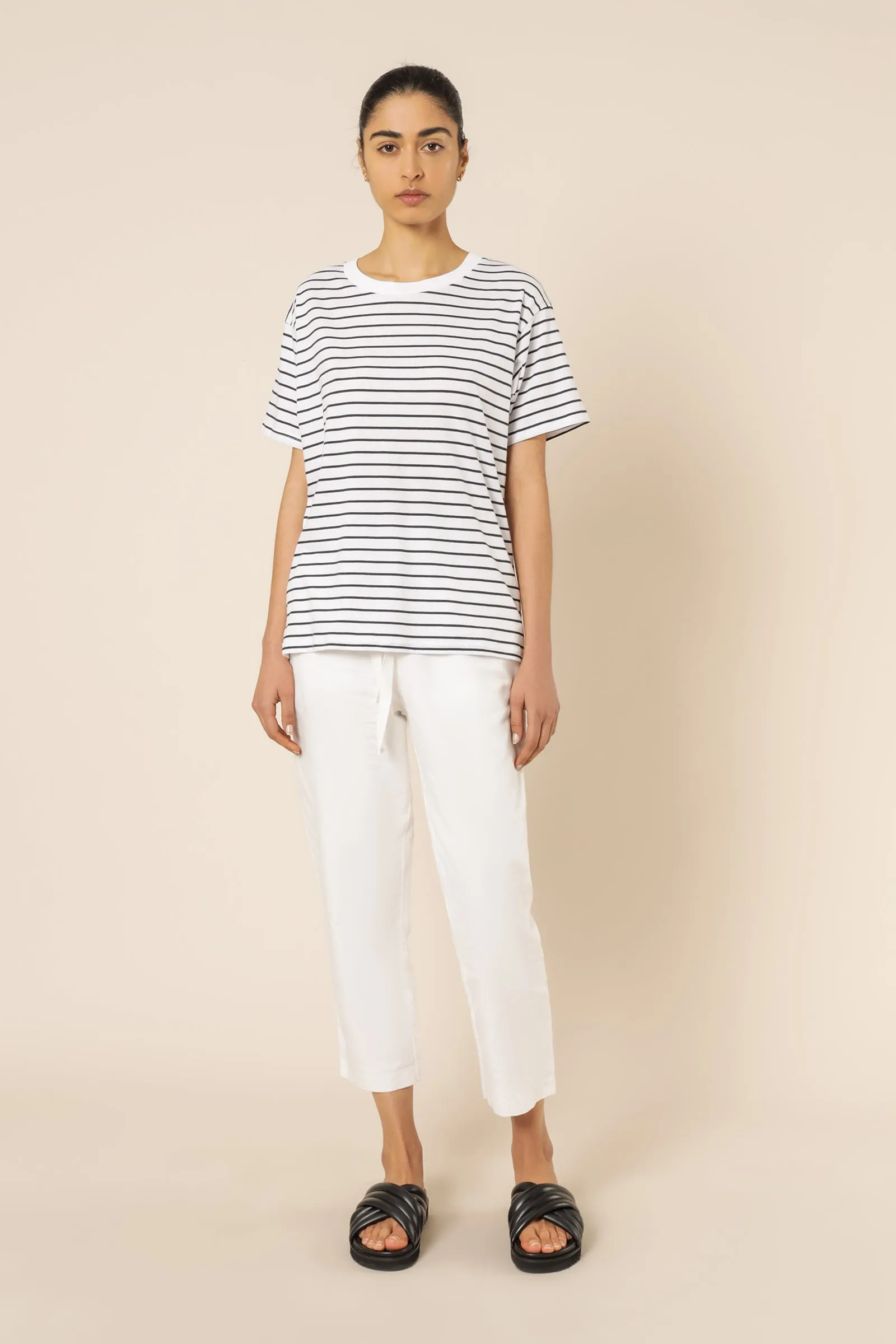 FRANKIE ORGANIC BOYFRIEND TEE sold by Nude Lucy