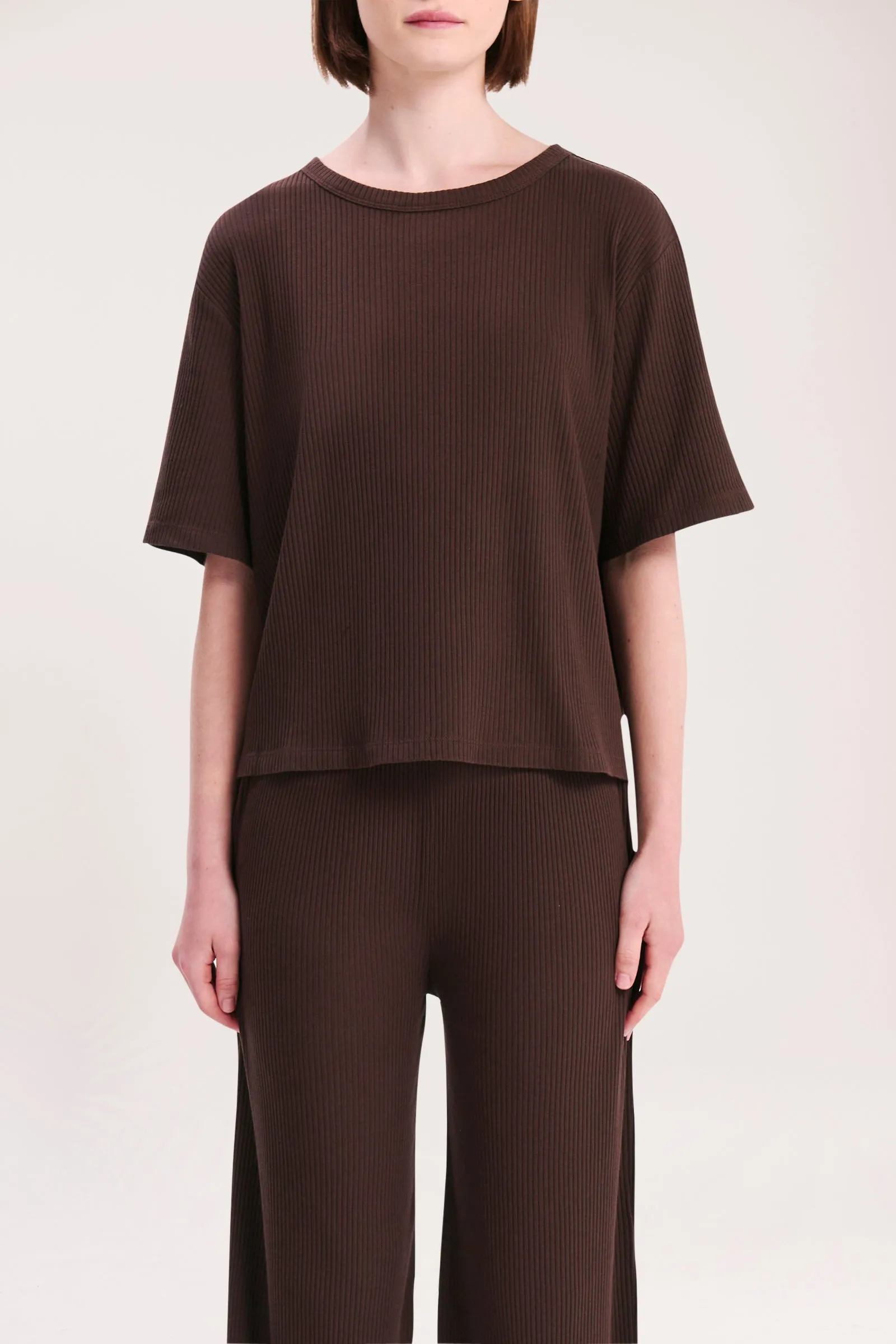 LOUNGE RIB TEE sold by Nude Lucy product image thumbnail 2