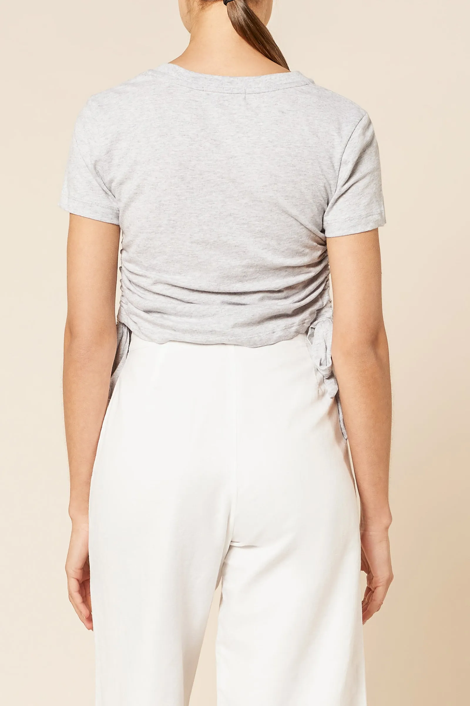 ROWAN ORGANIC DRAWSTRING TEE sold by Nude Lucy product image thumbnail 4