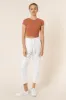 CAMERON BASIC WAFFLE TEE sold by Nude Lucy