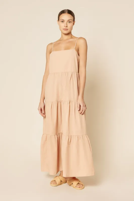 ODESSA POPLIN MAXI DRESS sold by Nude Lucy