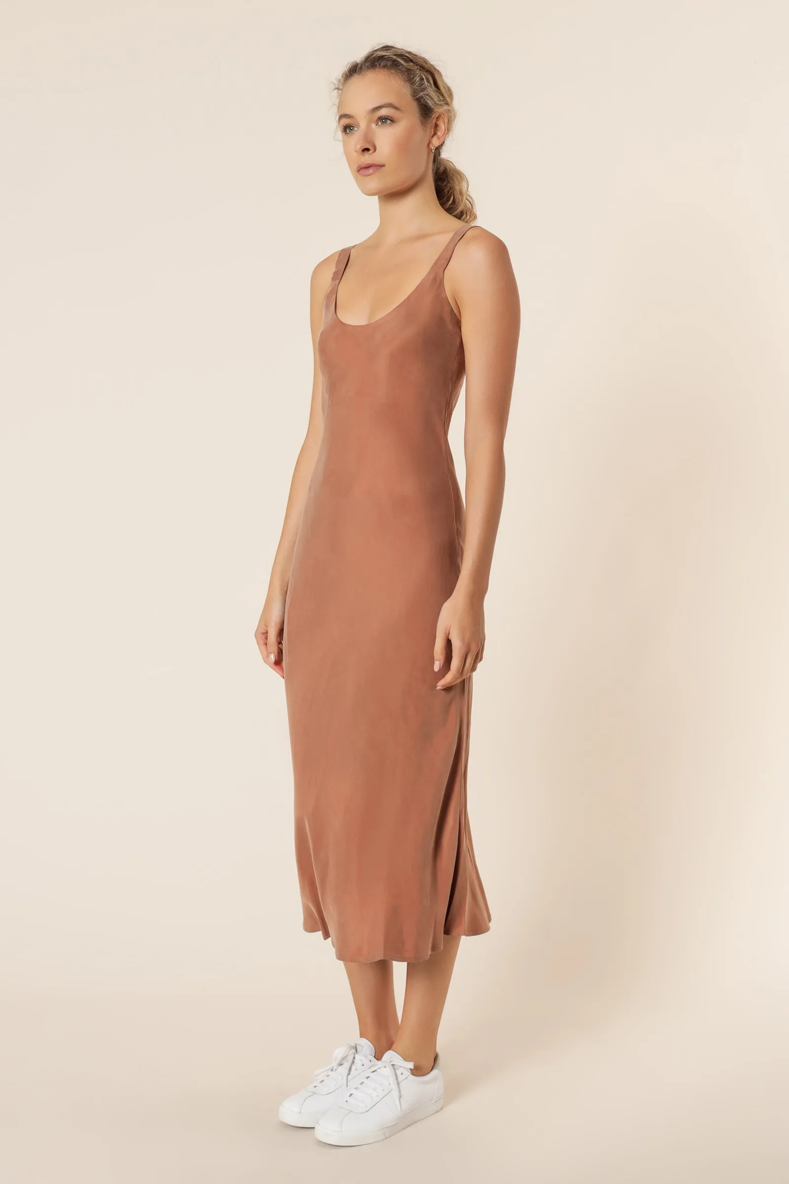 ESME CUPRO SLIP DRESS sold by Nude Lucy product image thumbnail 4