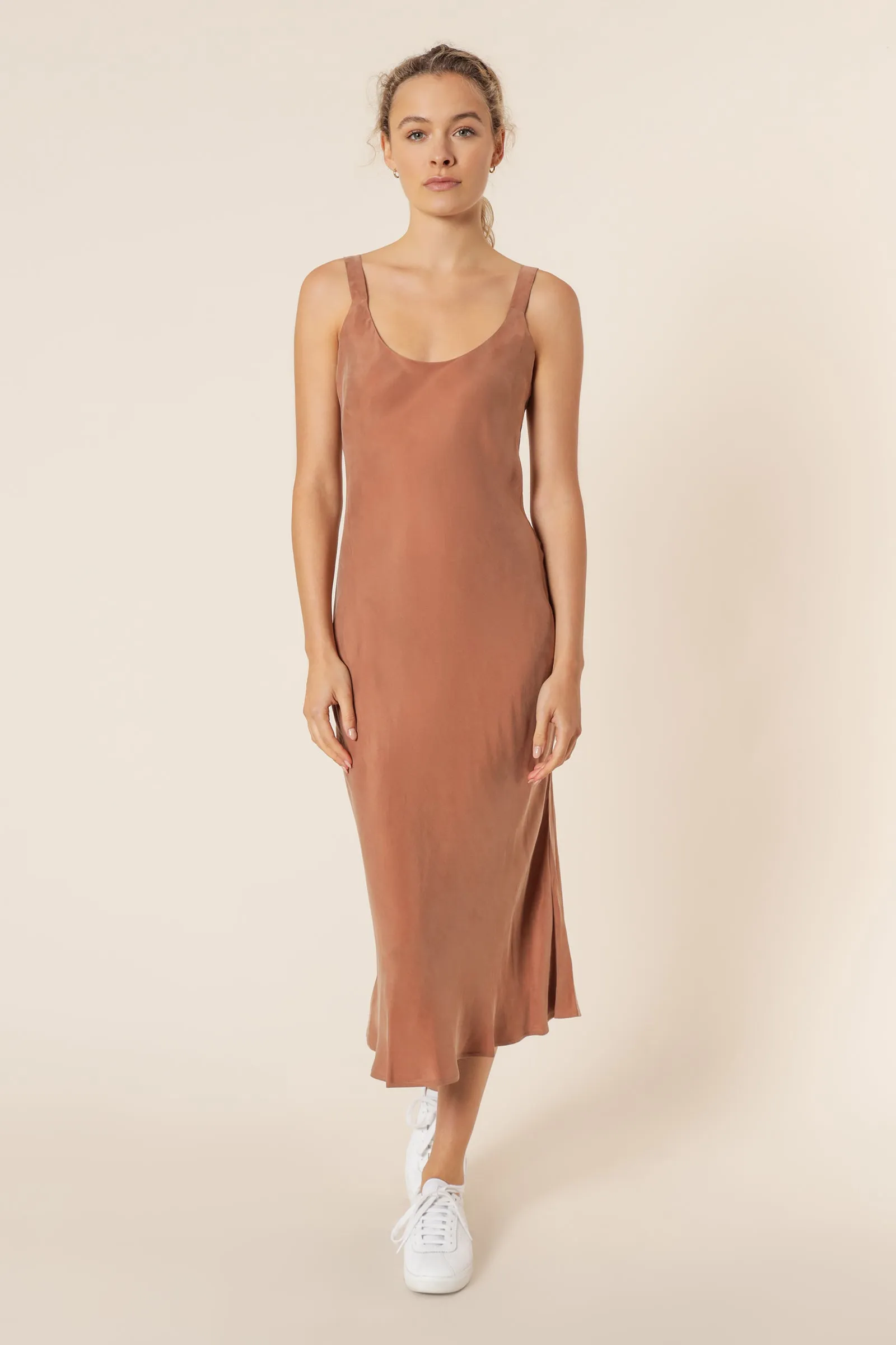 ESME CUPRO SLIP DRESS sold by Nude Lucy