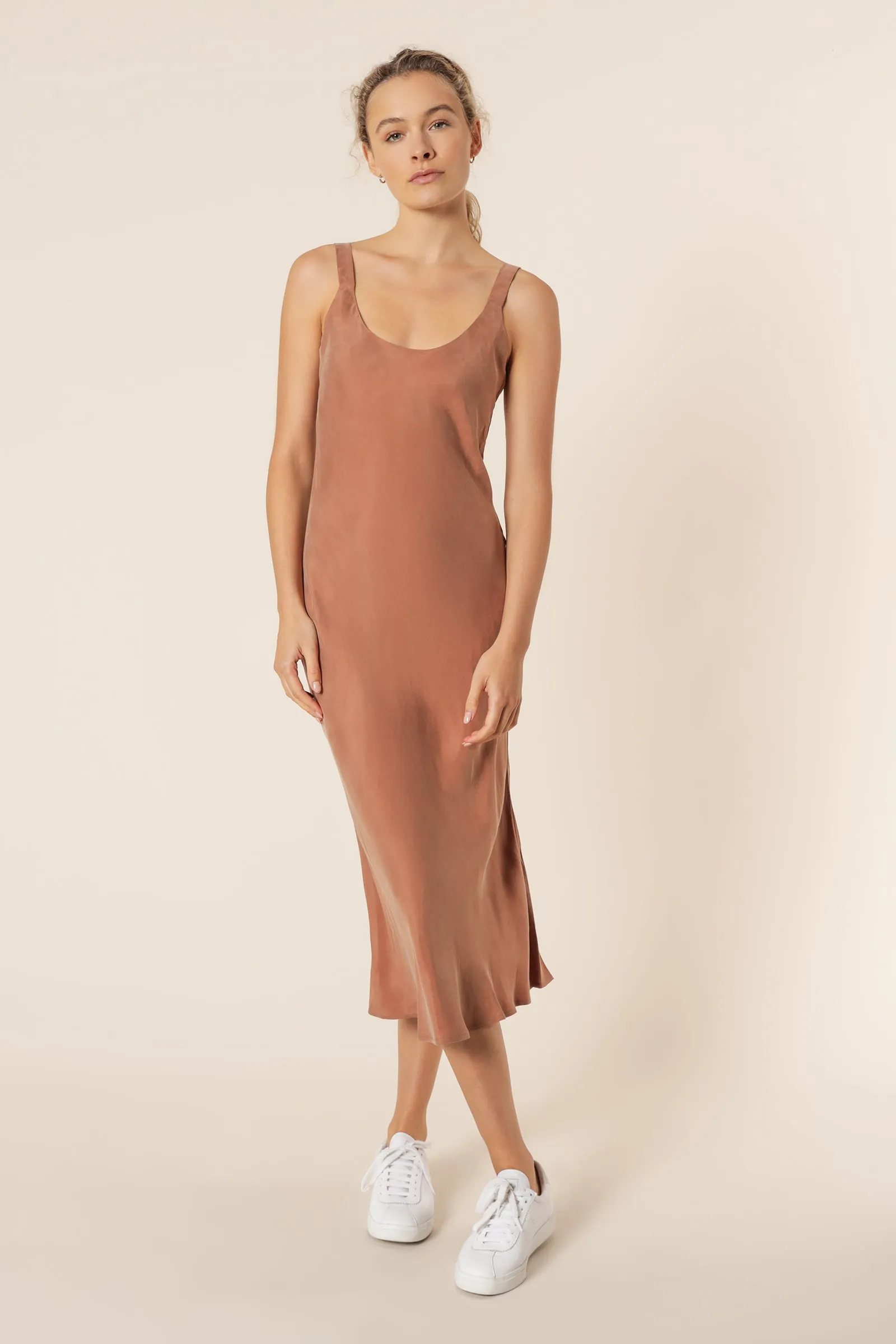 ESME CUPRO SLIP DRESS sold by Nude Lucy product image thumbnail 3