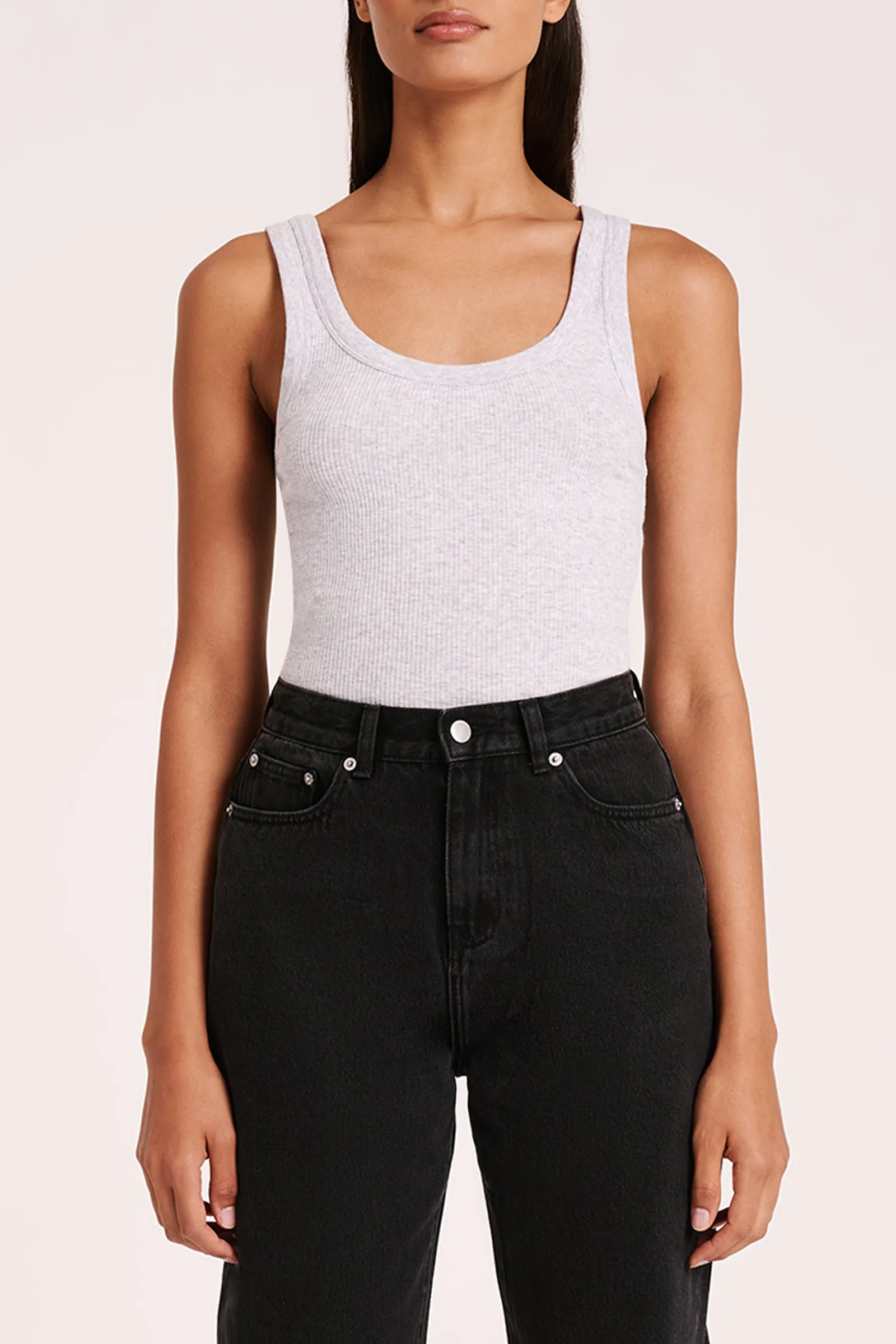 ORGANIC RIB SINGLET sold by Nude Lucy product image thumbnail 3