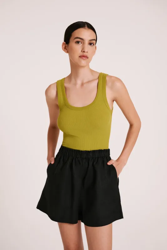 ORGANIC RIB SINGLET sold by Nude Lucy