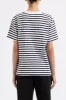 ORGANIC STRIPE BOYFRIEND TEE sold by Nude Lucy