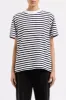 ORGANIC STRIPE BOYFRIEND TEE sold by Nude Lucy