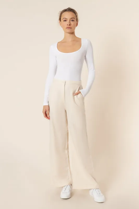 MAYA LS RIB TEE sold by Nude Lucy