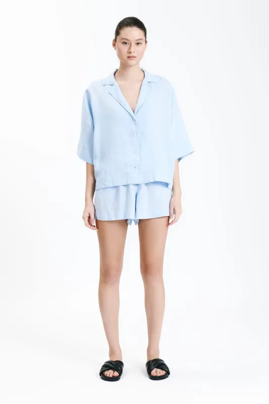 LOUNGE LINEN SHIRT sold by Nude Lucy
