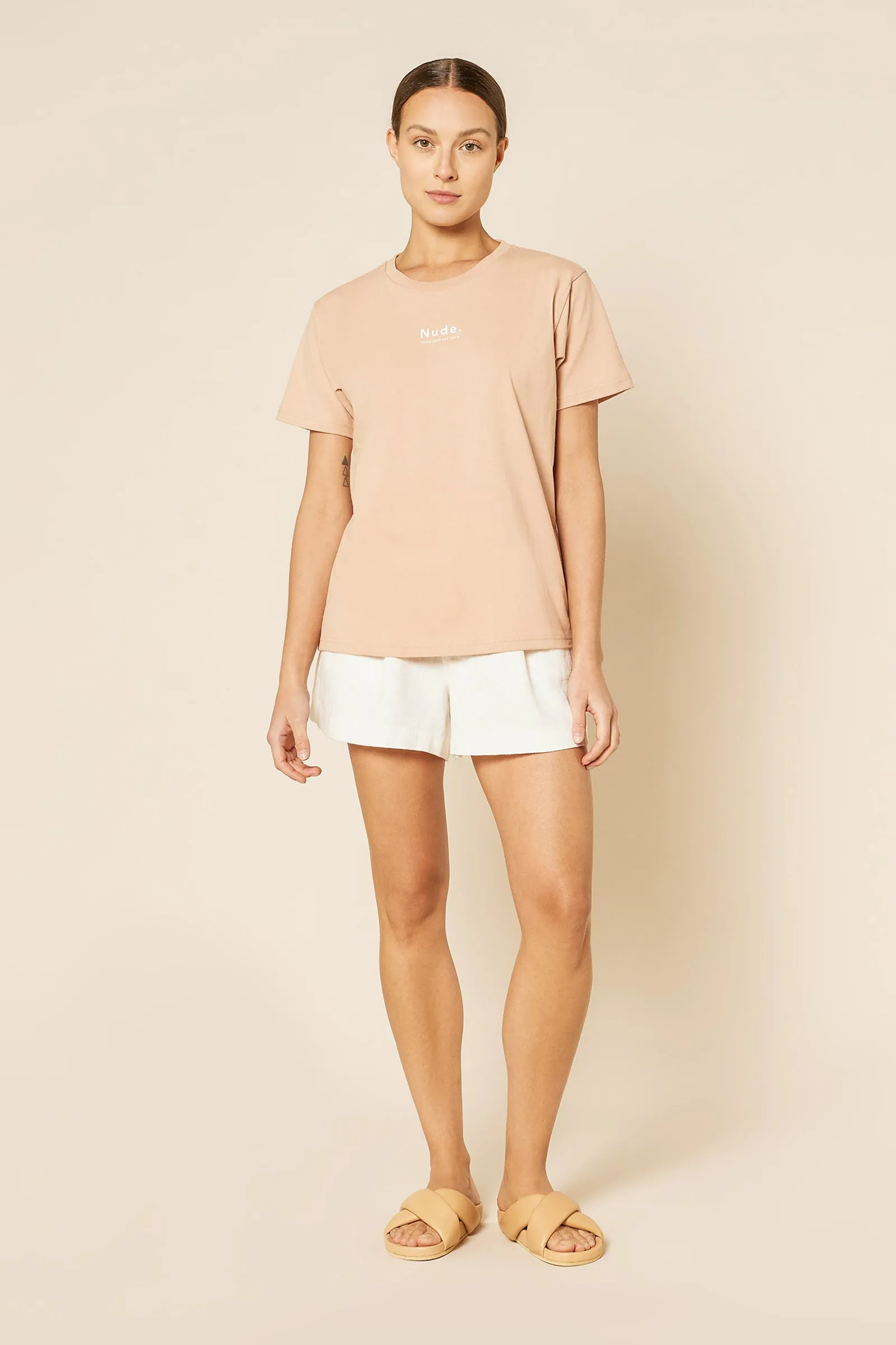 NUDE. ORGANIC HERITAGE TEE sold by Nude Lucy