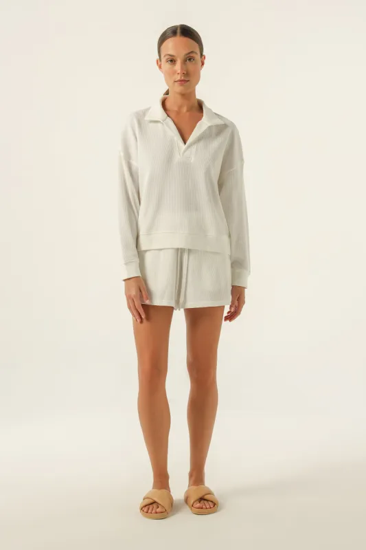 UMA WAFFLE TOP sold by Nude Lucy