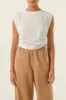 ROWAN ORGANIC DRAWSTRING TANK sold by Nude Lucy