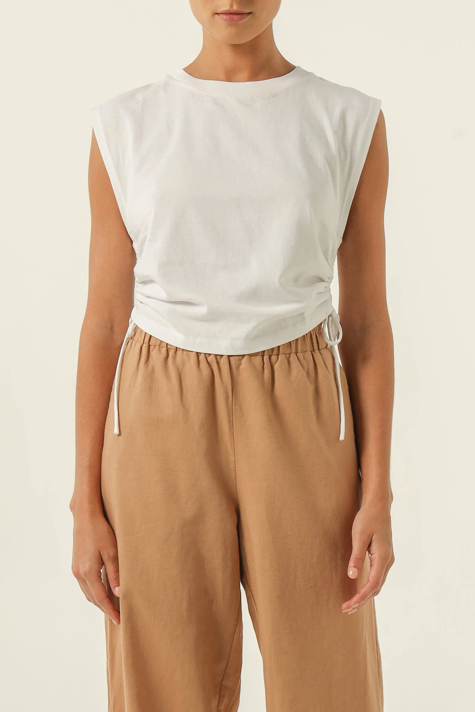 ROWAN ORGANIC DRAWSTRING TANK sold by Nude Lucy product image thumbnail 2