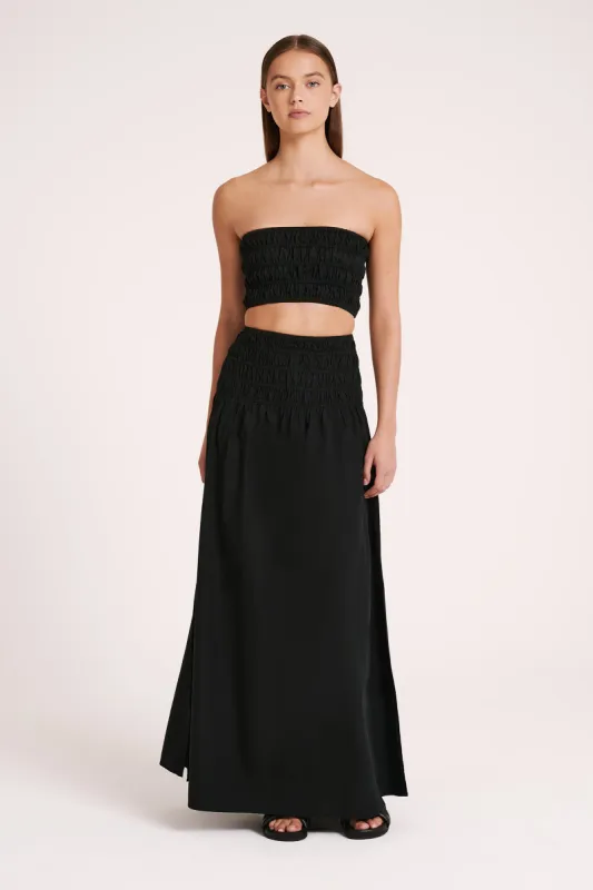 OASIS POPLIN MAXI SKIRT sold by Nude Lucy
