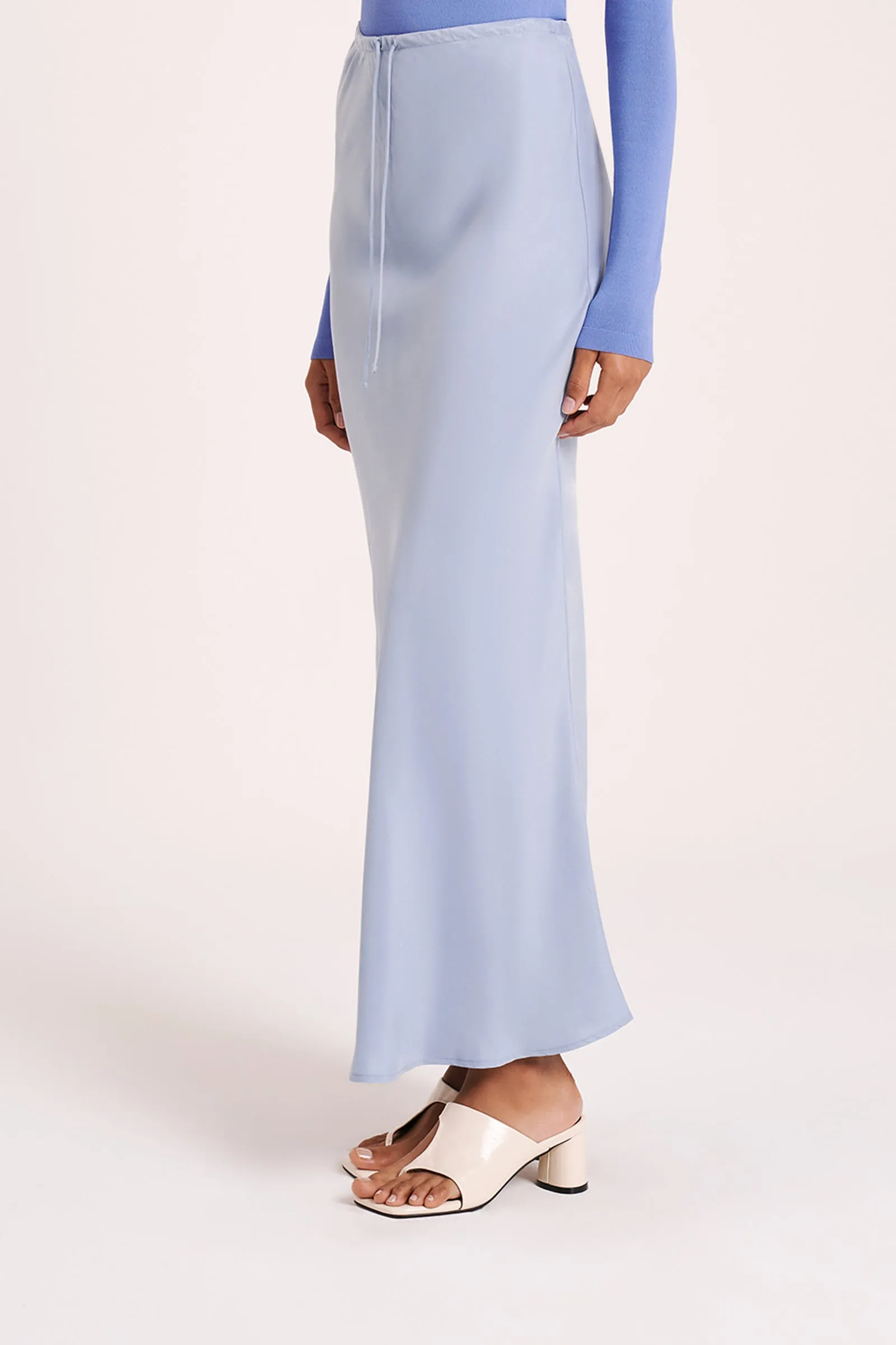 HAYZ CUPRO MAXI SKIRT sold by Nude Lucy product image thumbnail 4