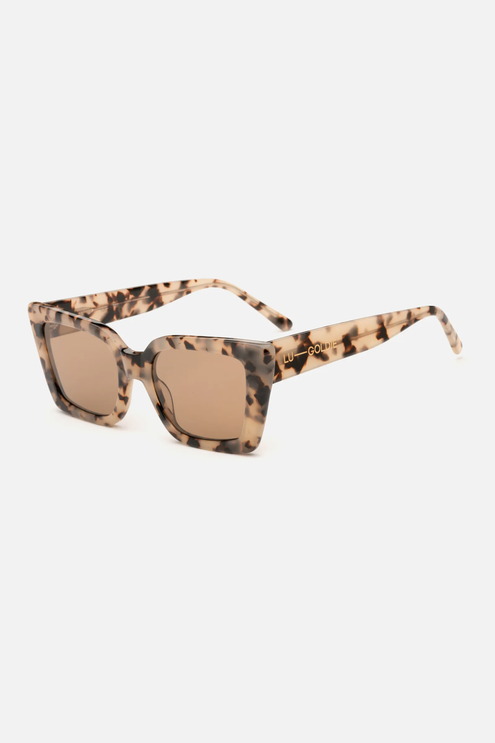 Lu Goldie Lucia Sunglasses sold by Nude Lucy