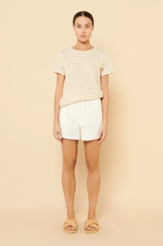 HARPER ORGANIC CREW NECK TEE sold by Nude Lucy