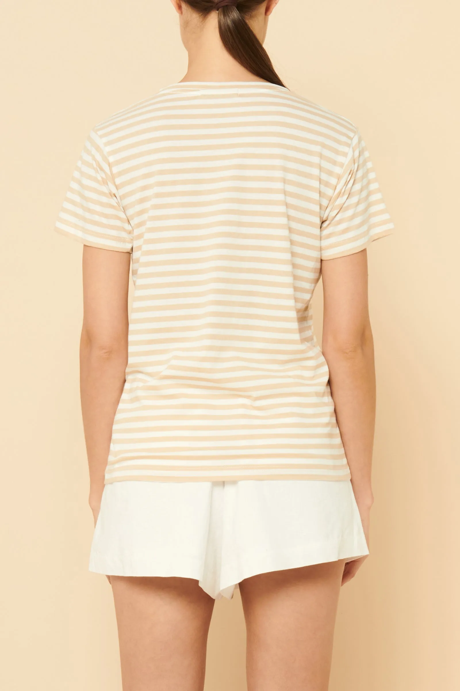 HARPER ORGANIC CREW NECK TEE sold by Nude Lucy product image thumbnail 4