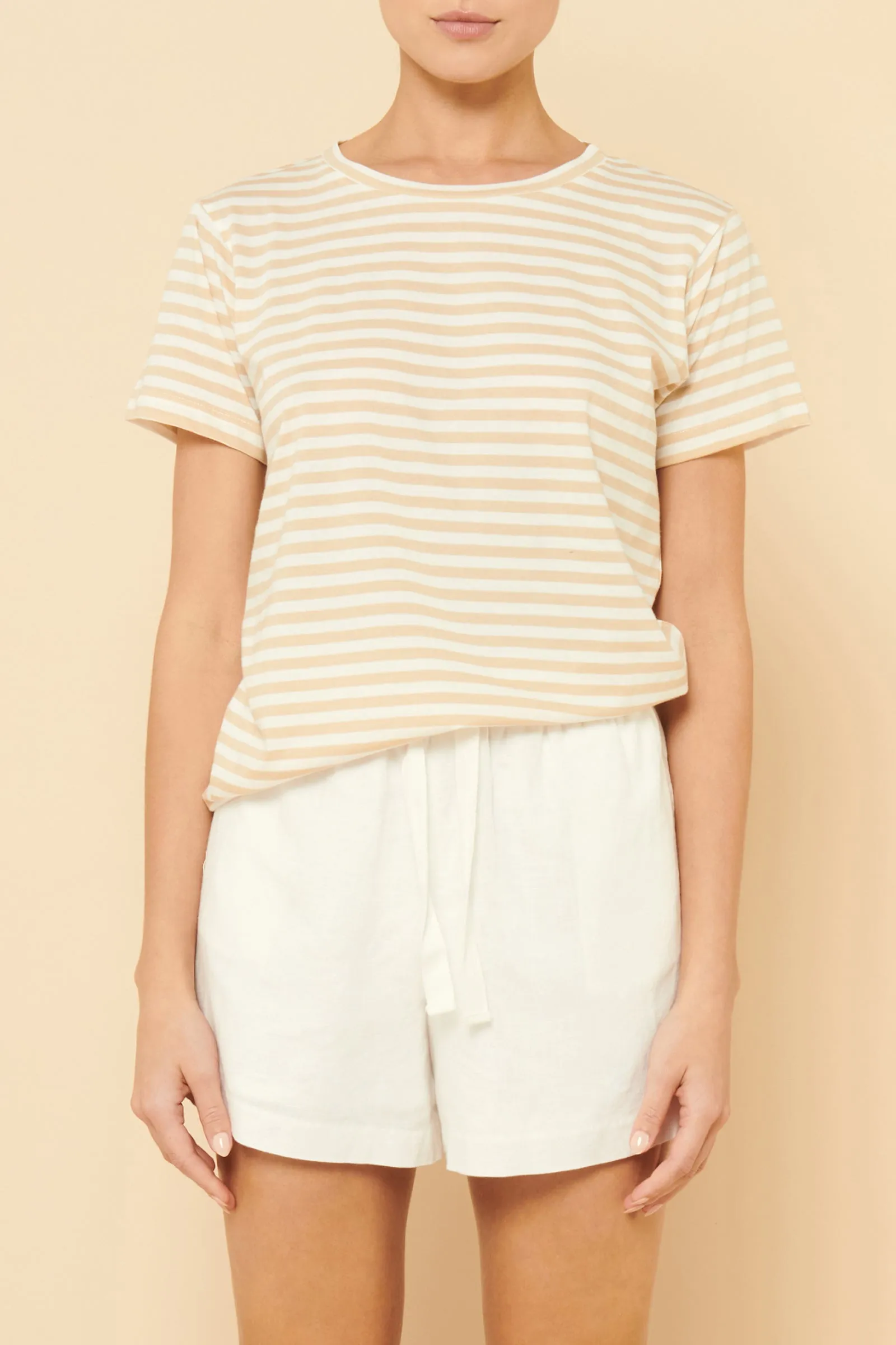 HARPER ORGANIC CREW NECK TEE sold by Nude Lucy product image thumbnail 2
