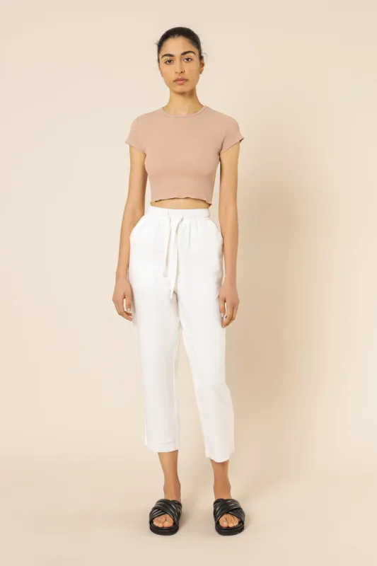 CAMERON BASIC WAFFLE TEE sold by Nude Lucy