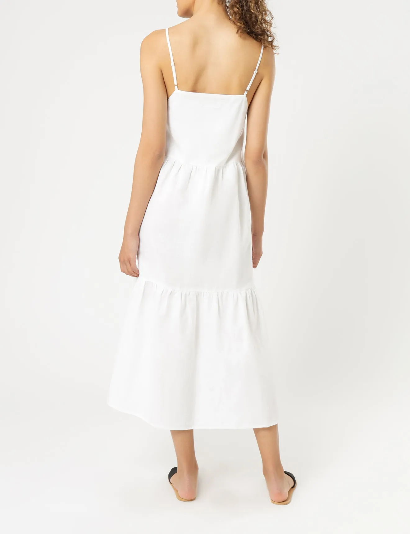 MILES LINEN MIDI DRESS sold by Nude Lucy product image thumbnail 3