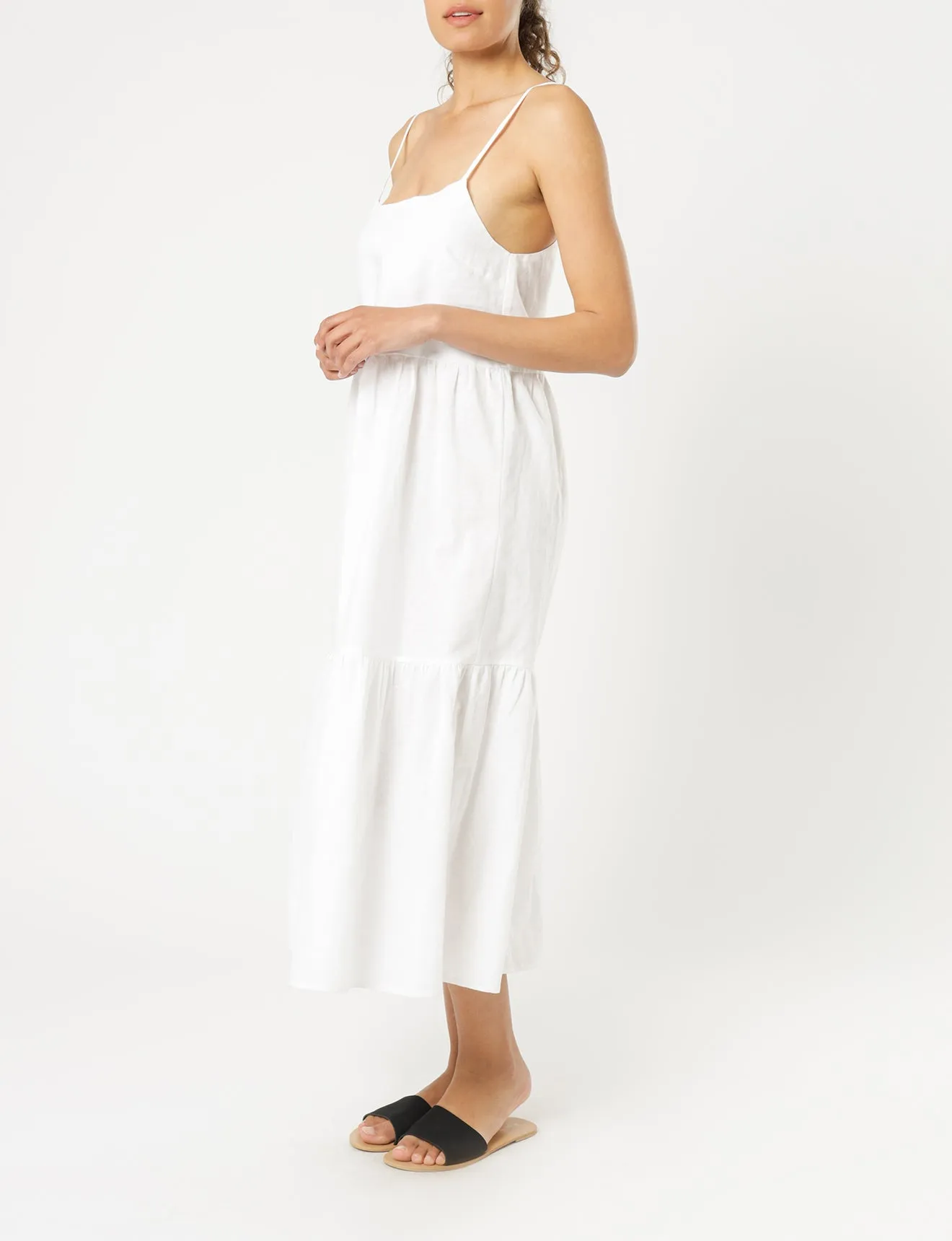 MILES LINEN MIDI DRESS sold by Nude Lucy product image thumbnail 2